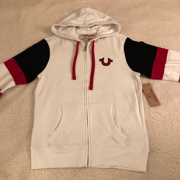 TRUE RELIGION Mens Buddha Logo Sweatsuit, White - Picture 3 of 8